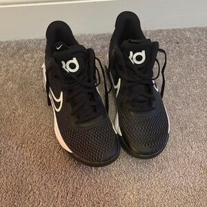 Nike Black and White KD Sneakers
